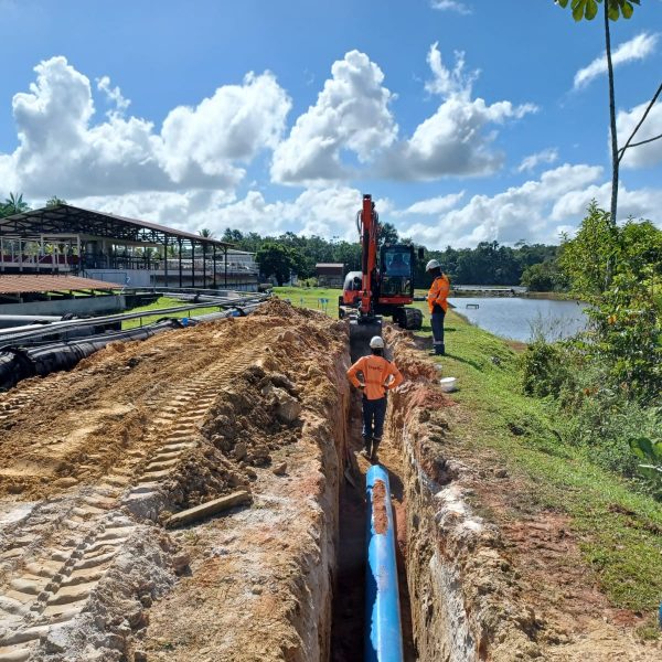 Coup d’envoi des travaux à l’usine de production d’eau potable de la Comté