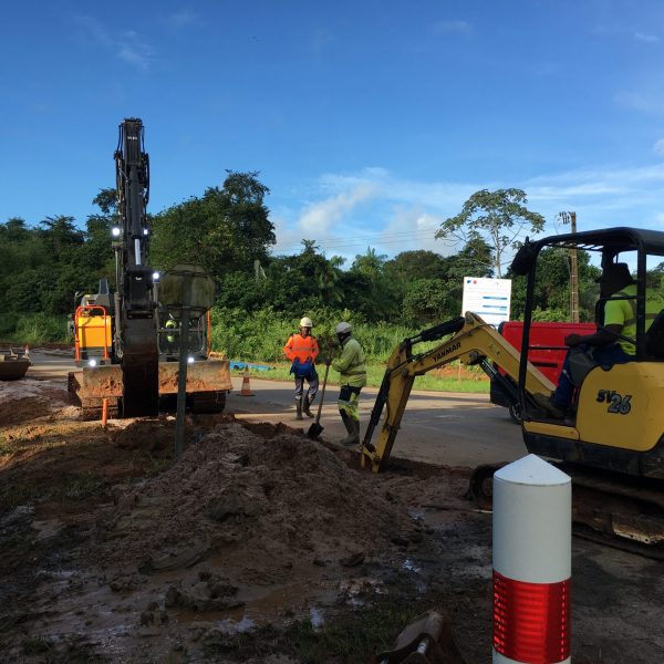 Renforcement du réseau eau potable au Larivot